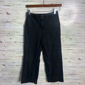 Oak + Fort Black Cropped Pant size small